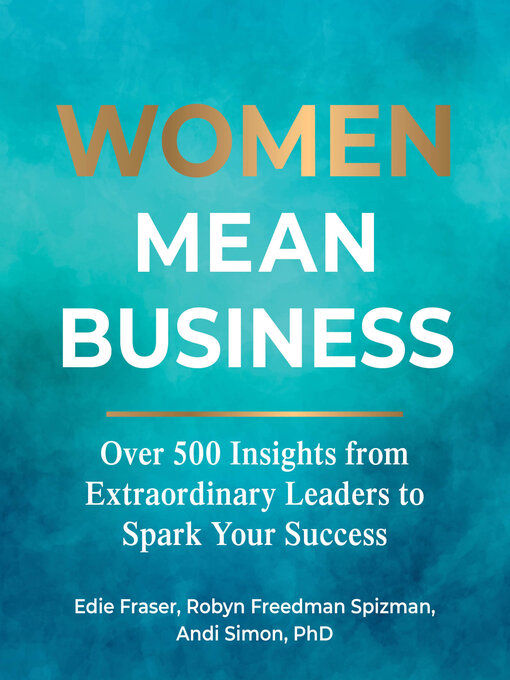 Title details for Women Mean Business by Edie Fraser - Wait list